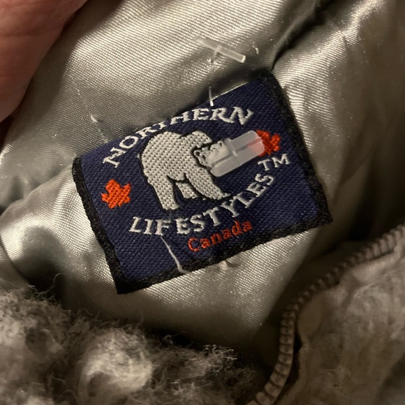 Northern Lifestyles Gray Hooded Jacket with Animal Print - Picture 6 of 6